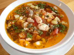 Sopa de pescado de la abuela