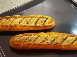 Baguettes caseras con ajo