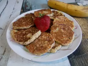 Panqueques de plátano bajos en carbohidratos