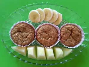 Muffins Veganos de Avena y Plátano