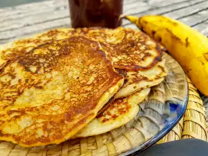 Tortitas de plátano sin huevos