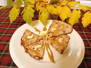 Crepes de plátano y salvado de avena