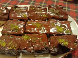 Brownie de plátano sin azúcar ni harina