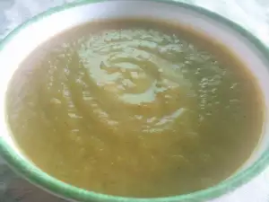 Crema de calabacín y zanahorias para bebés