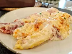 Esparragos blancos gratinados