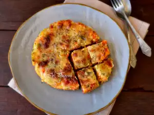 Gratinado de verduras con mozzarella