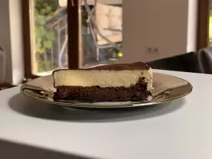 Tarta de chocolate y café sin gluten