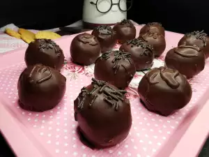 Bombones de galleta y chocolate