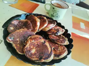 Tortitas de ricotta y arándanos