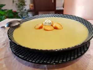 Crema de brócoli con leche