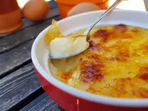 Crème Brûlée con vainilla y huevos enteros