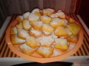 Buñuelos con azúcar glass