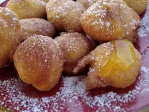 Buñuelos de yogur con bicarbonato