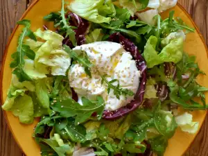 Ensalada verde con Burrata