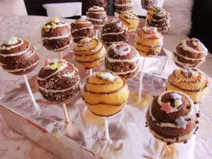 Cake pops en palitos