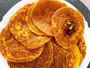 Tortitas de zanahoria con harina de maíz