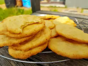 Galletas saladas de coliflor