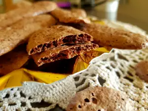 Palitos de merengue con sabor a chocolate