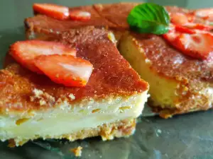 Tarta de queso con fresas y ricotta