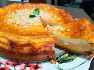 Cheesecake de otoño con calabaza