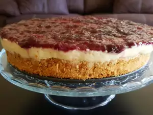 Tarta de queso sencilla (con gelatina)