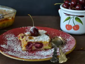 Tarta de cerezas para invitados