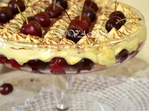 Tiramisú de cereza