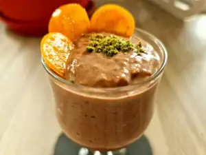 Postre saludable con chía, cacao y avena