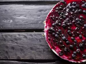 Tarta de queso casera con nata y requesón