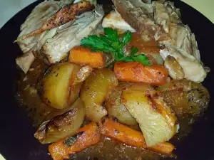 Chomlek (estofado en olla de barro)