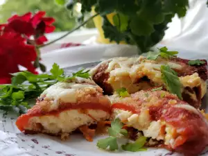 Pimientos Börek con requesón y queso tierno