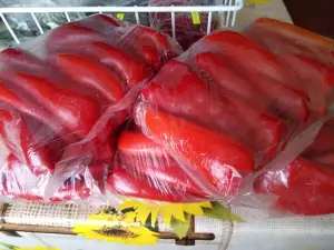 Pimientos congelados listos para rellenar