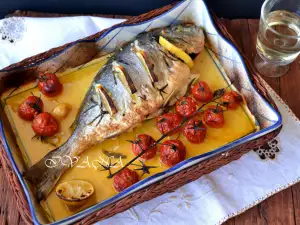 Dorada al horno con estragón