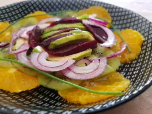 Ensalada de cítricos con aguacate