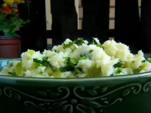 Puré de patatas irlandés (Colcannon)