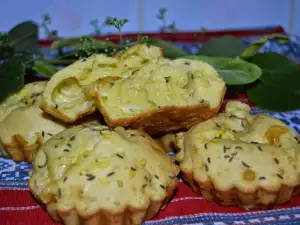 Muffins salados con queso y comino