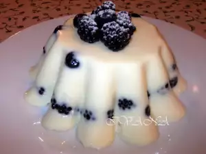 Postre de arándanos y moras