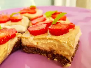 Postre de plátano, mango y fresa sin azúcar