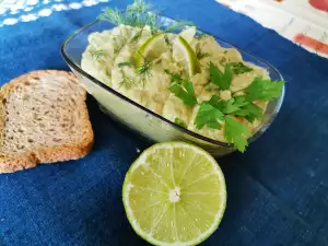 Dip de calabacines y aguacate