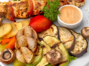 Marinada de verduras a la brasa o parrilla