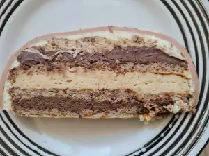 Pastel de Almendras con Chocolate y Crema