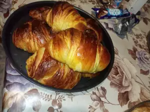 Croissants franceses caseros