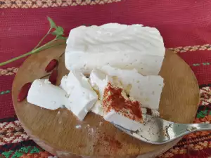 Queso blanco casero en salmuera