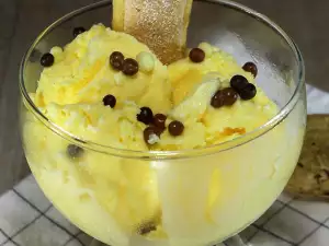 Helado de vainilla casero