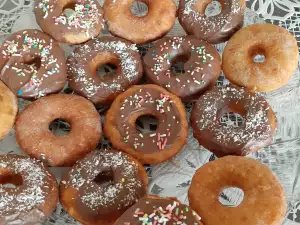 Donuts con crema de chocolate