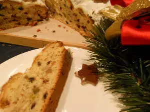 Stollen de Dresde Original con Mazapán