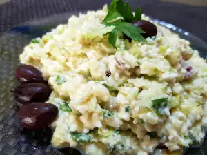 Ensaladilla de huevos sin mayonesa