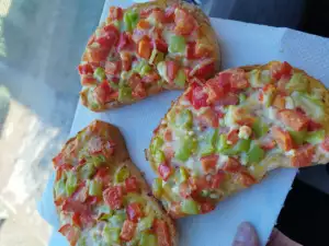 Tostadas con verduras al horno