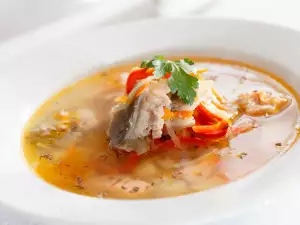 Sopa de merluza fácil