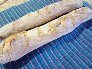 Baguettes caseras sin amasar